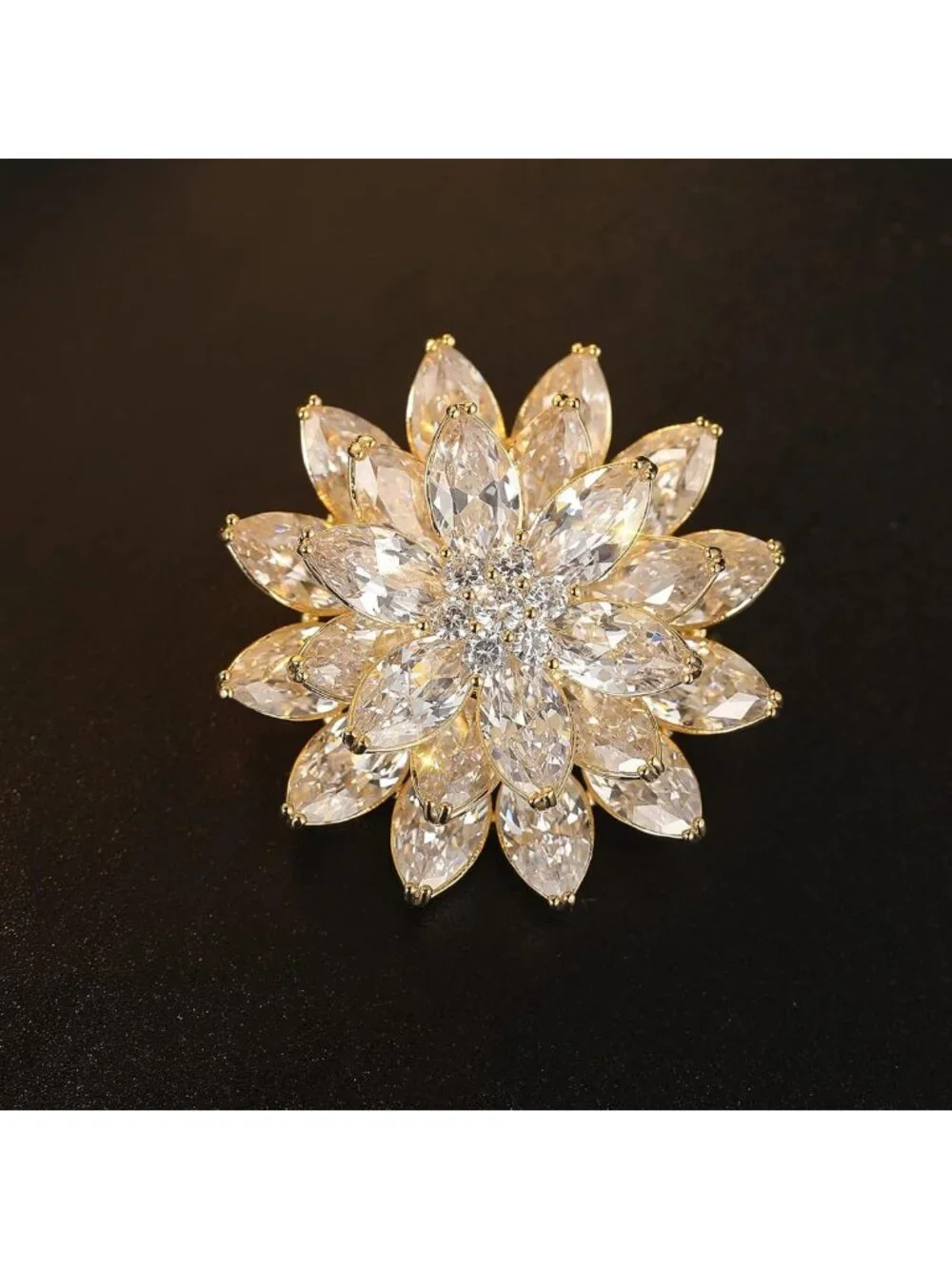 Elegant Flower Pearl Brooch for Women | Costume Jewelry Pin | Holiday Gift
